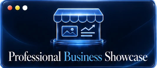 Professional Business Showcase — hover